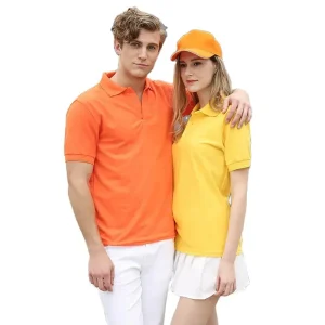 Customized Wholesale Sport Embroidered Printing Logo Unisex Polo T Shirt