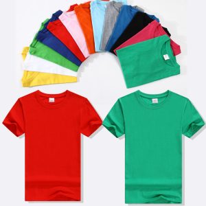 Manufacture Unisex T Shirts 100% Cotton Custom Logo Printing Men 180gsm T Shirt