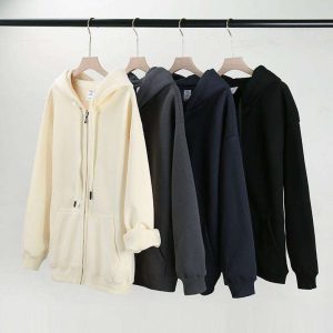 Didmeninė prekyba Pasirinktinis logotipas tuščia Unisex vyrai 600gsm 100% medvilnės didelio svorio Zip iki Hoodie