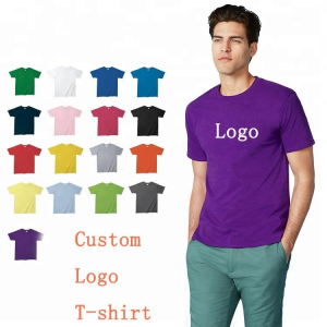Men 100% Cotton Summer T Shirts Blank Custom Branded Custom LOGO Printing Men T Shirts