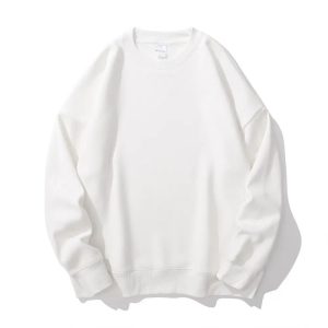 Pasirinktinis Dtg spausdinti vyrai Sweatshirts 420gsm sumažėjo pečių Fleece Hoodie medvilnės Unisex Boxy tinka Crewneck Sweatshirts