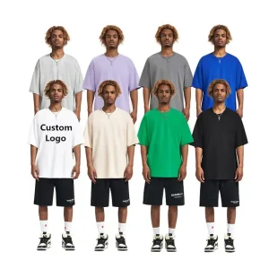 Custom Logo Plain Blank Quality Thick 240gsm100% Cotton T Shirt Oversized T-Shirts for Men