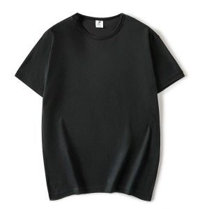 Men Blank 100% Cotton T Shirt Oversize Custom Logo Printing Heat Press Embroidery Design Logo Men Blank T Shirts