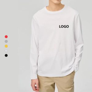 Long Sleeve T-Shirt Custom Long Sleeve Street Wear Graphic T Shirt Unisex Custom Streetwear Sublimation T Shirt for Men