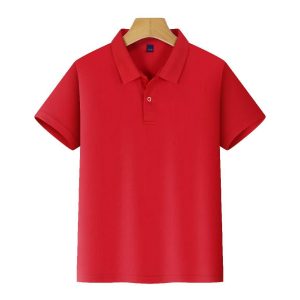 Estilo de negocios de la moda de apoyo de la muestra personalizada Polo Logo Polo de Golf 100% Poliéster