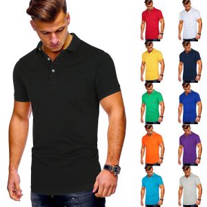 Trgovina na debelo Golf Polo navaden bombaž priložnostni kratek rokav dihanje T-shirt