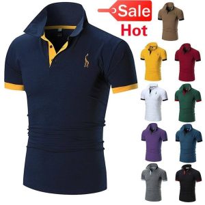 Personalizate brodate Polo T Shirt Custom Logo Golf de lucru Shirt bumbac personalizat Polo Shirt
