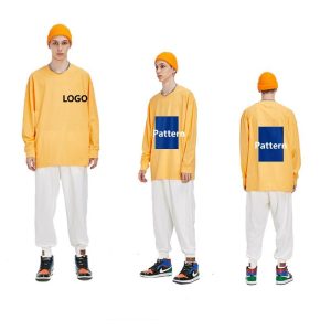 Custom Slim Fit Men's T Shirts With Good Quality Wholesale Men Long Sleeves T Shirt