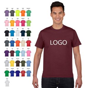 Multicolor Unisex Custom Logo Breathable Plus Size Blank Cotton Mens Plain T Shirt With Design