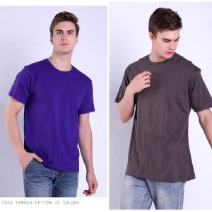 Custom Printing Unisex 200 Gsm Soft Embroider T-Shirt Personnalisable 100% Cotton Blank T Shirt for Men