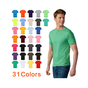 Summer Best Selling Blank Solid Color Customize Printed Logo Men Printing Cotton T-shirt