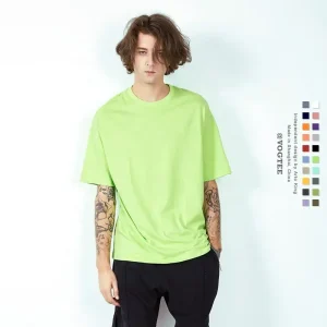Vysoce kvalitní tričko s krátkým rukávem 100% Heavy Cotton Oversize T Shirt