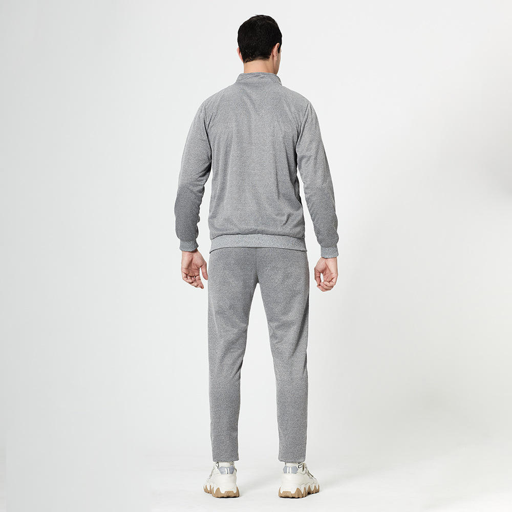 Custom Mens Jacket and Pant Jogging Sets Plain Men Tracksuit Sweatshirts Men's Tracksuit Set - الصورة 3