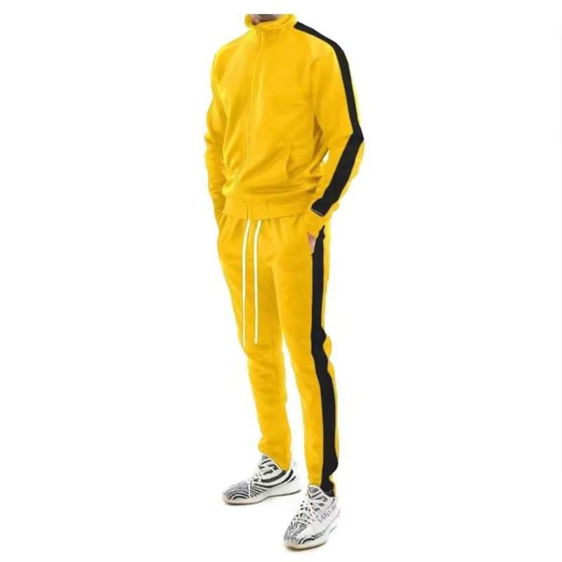 New Design Fashion Casual Sportswear Set Mens Slim Fit Tracksuits With Custom Logo - Εικόνα 4