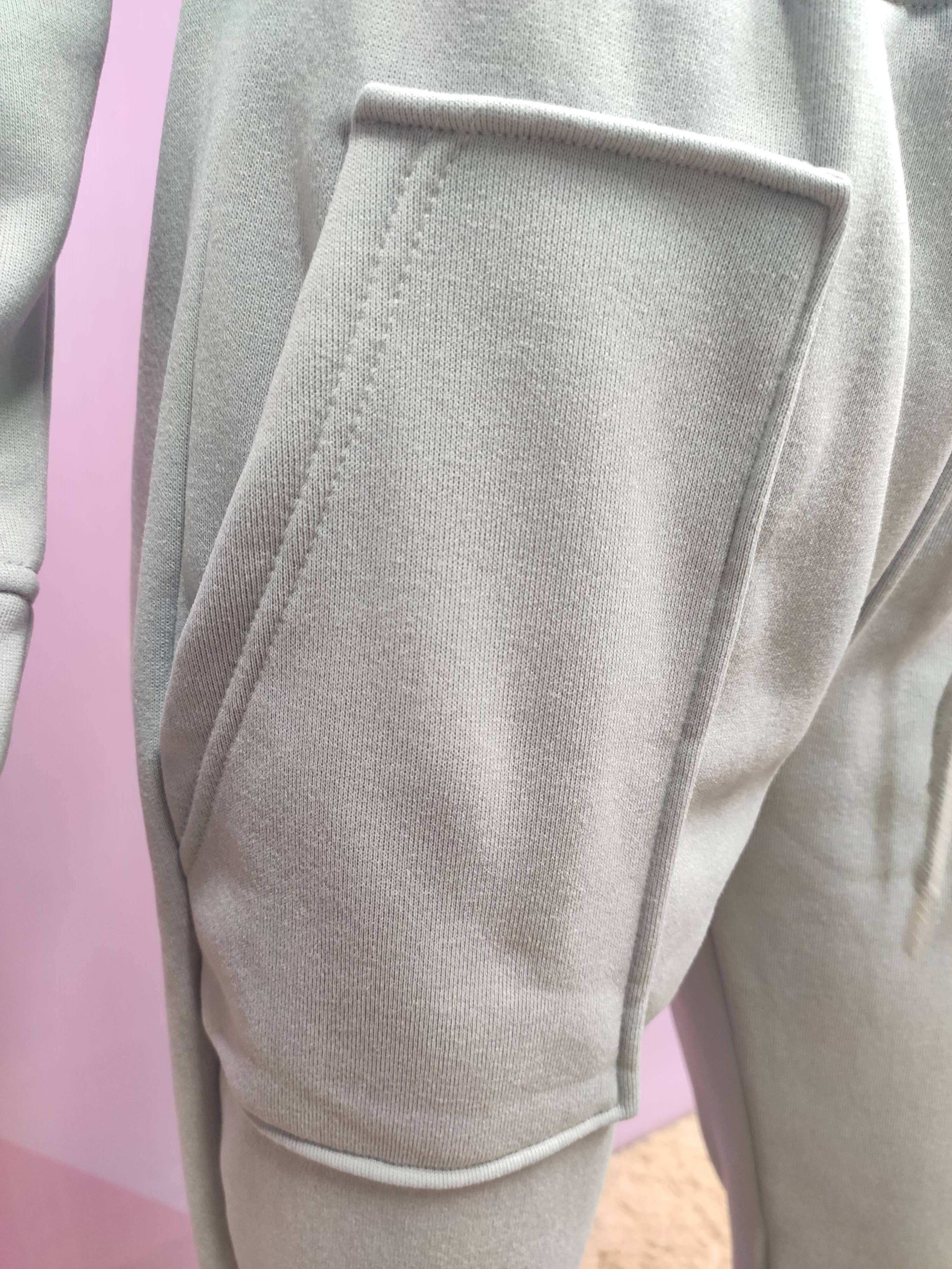 Fall Autumn Ladies Clothing Casual Solid Hoodie Jogger Suit Womens Sweat Pocket Crop Sweatsuit 2 Piece Pants Sets - imagine 6