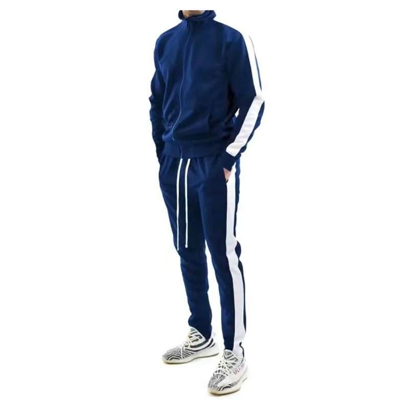 New Design Fashion Casual Sportswear Set Mens Slim Fit Tracksuits With Custom Logo - Εικόνα 6
