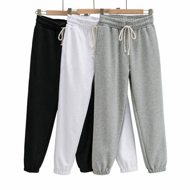 Wholesale High Quality Custom Female Crop Tops Hoodies Running Casual Plain Women Joggers Sets - Vaizdas 7